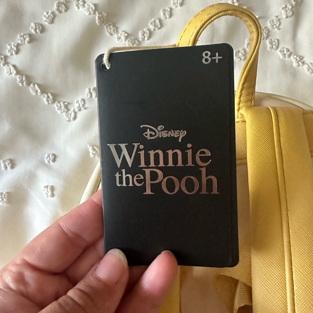 Loungefly Disney Winnie the Pooh  Cream and Yellow Kids Backpack - Picture 4 of 7